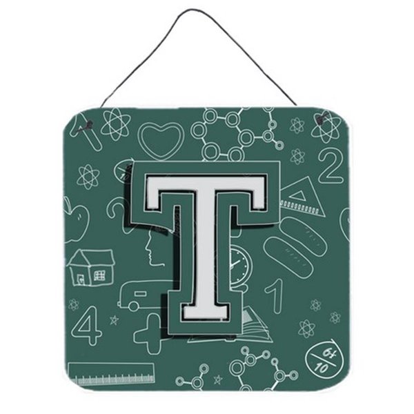 Micasa Letter T Back To School Initial Wall and Door Hanging Prints MI729876